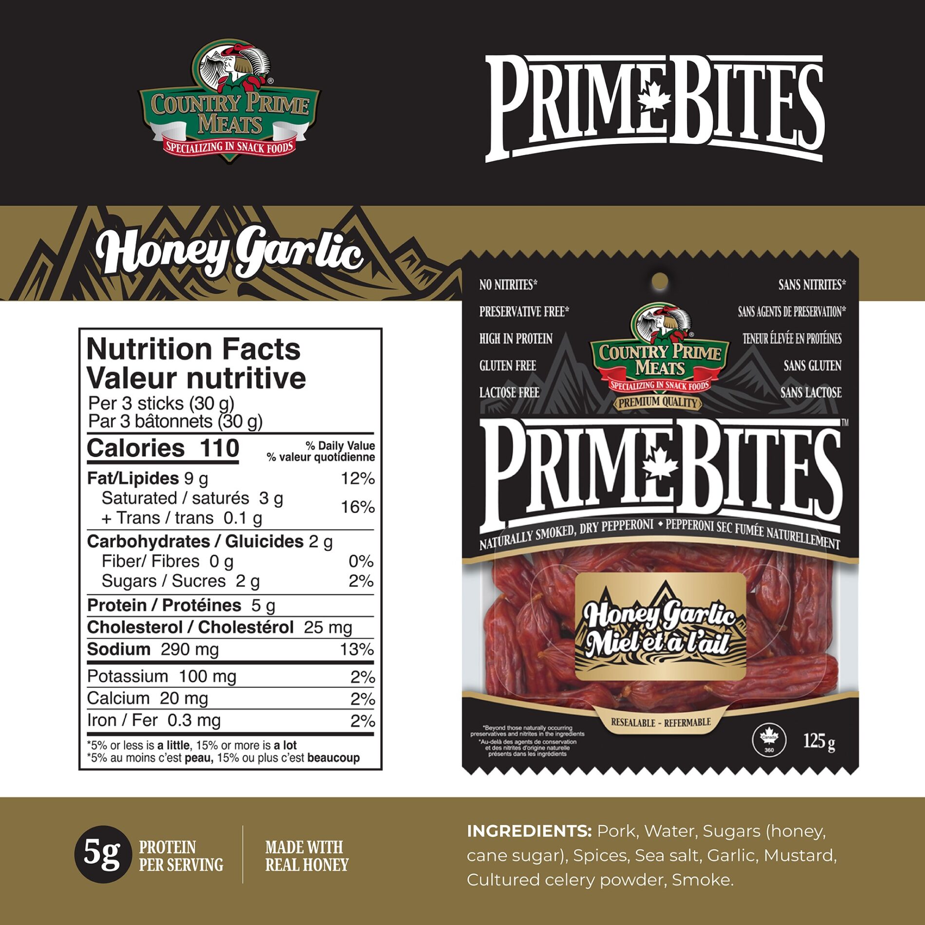 Prime Bites Honey Garlic - Image 2