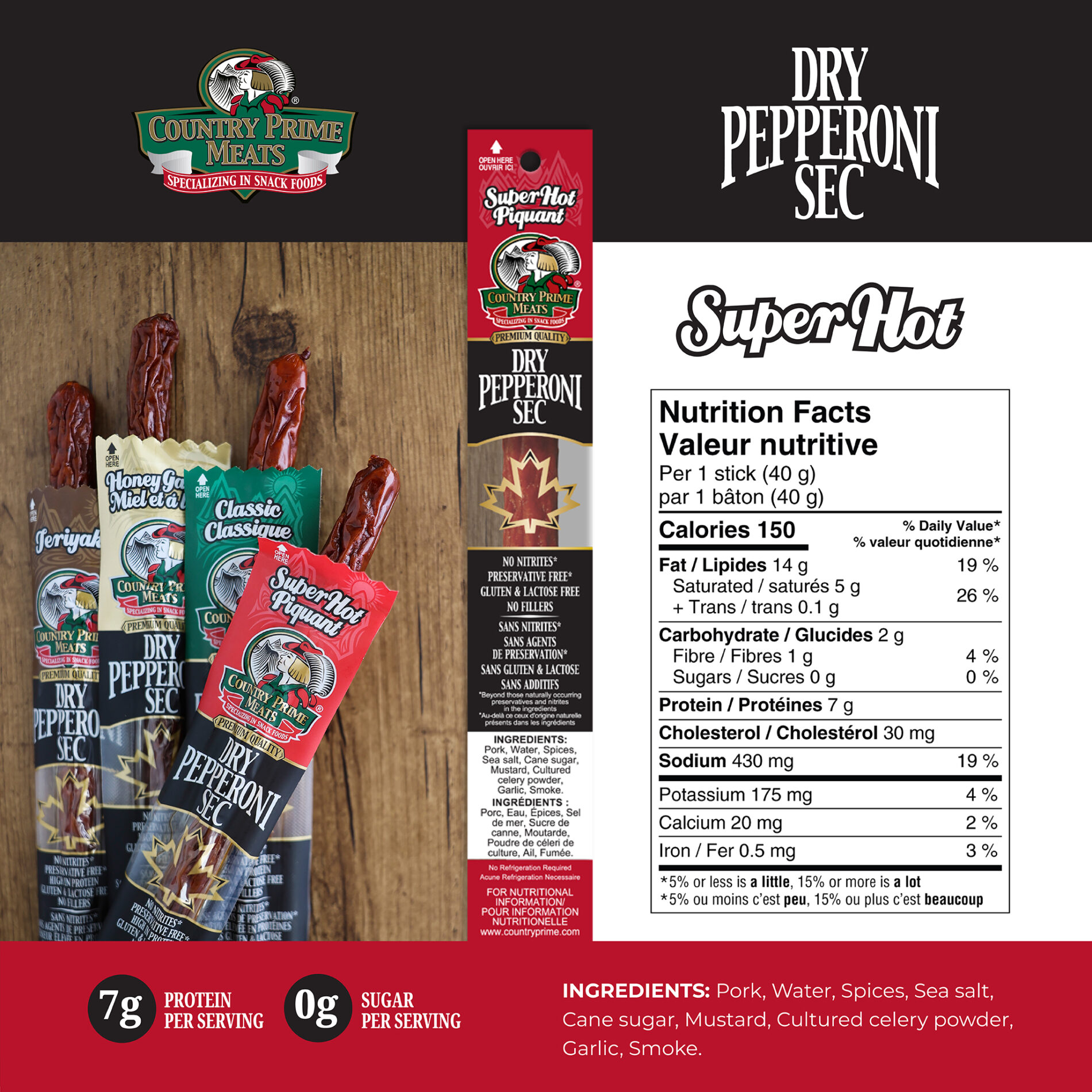 Pepperoni Stick Super Hot - Image 2