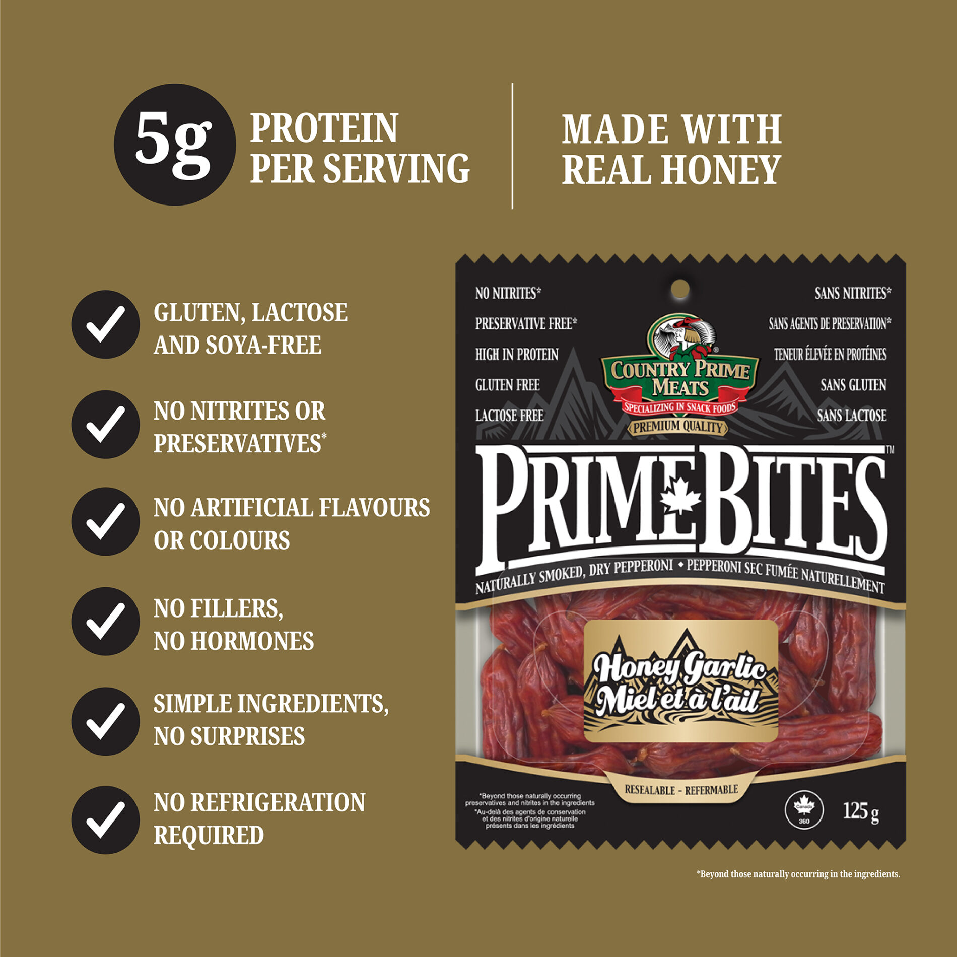 Prime Bites Honey Garlic - Image 3
